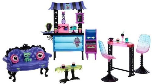 Monster High Spielset Cafè Schwarze Seele - Monster High - Koopwaar -  - 0194735069859 - 13 oktober 2023