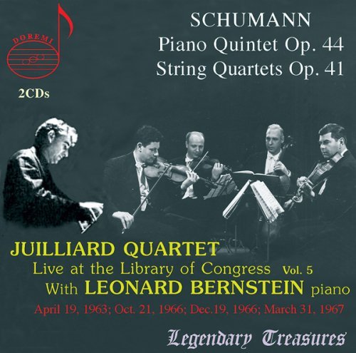 Cover for Schumann / Juilliard String Quartet / Bernstein · Live at the Library of Congress 5 (CD) (2006)