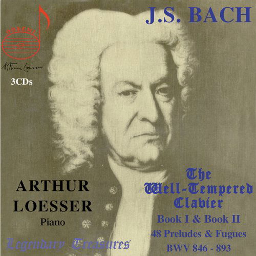 Cover for Bach / Loesser · Well-tempered Clavier (CD) [Box set] (2007)