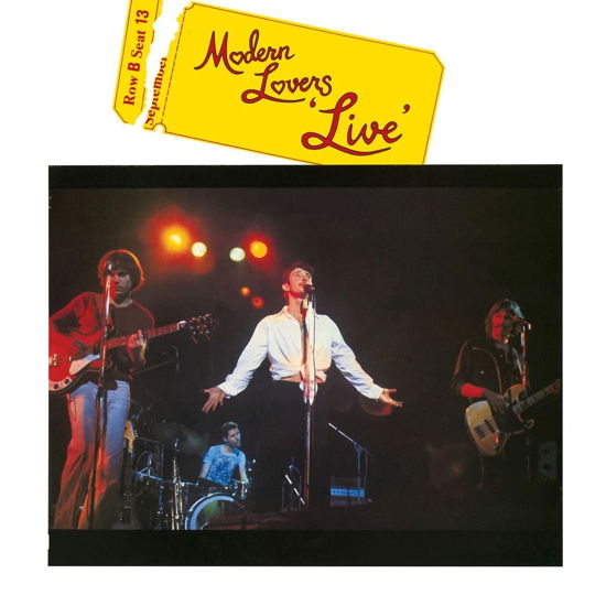 Cover for Jonathan Richman &amp; the Modern Lovers · Modern Lovers 'live' (CD) (2022)