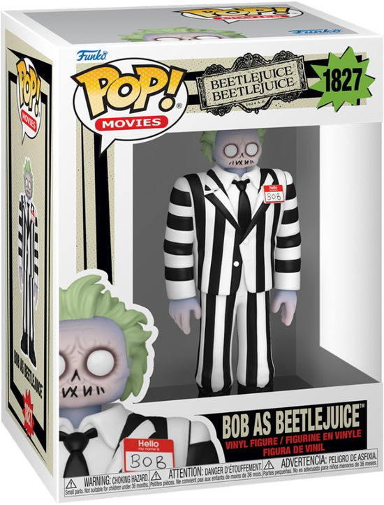 Cover for Pop Movies Beetlejuice · Pop Movies Beetlejuice 2 S2 Bob As Beetlejuice (Funko POP!) (2025)