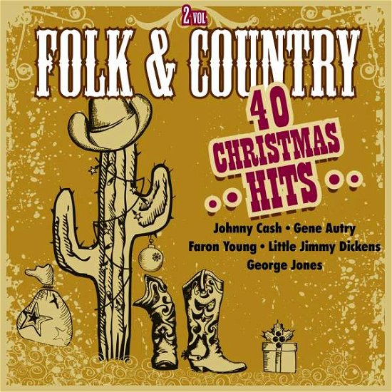 Various Artists · Folk & Country - 40 Christmas (CD) (2013)