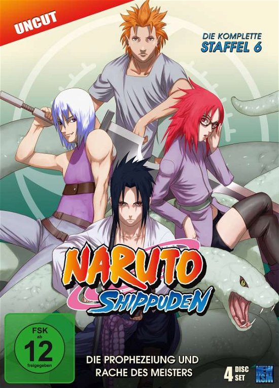 Cover for N/a · Naruto Shippuden - Staffel 6 - Uncut [4 DVDs] (DVD) (2012)