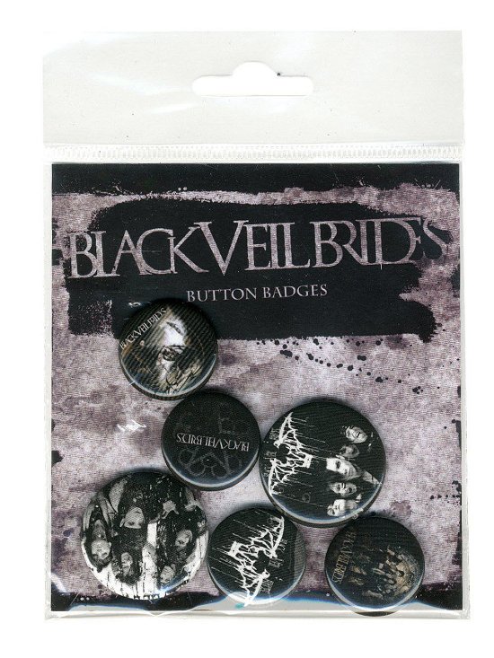 Black Veil Brides - Darkest (Badge Pack) - Black Veil Brides - Koopwaar -  - 5028486209859 - 