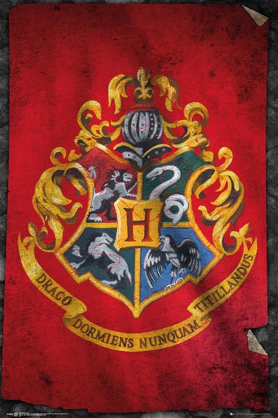 Harry Potter: Gb Eye - Hogwarts Flag (Poster Maxi 61x91,5 Cm) - Poster - Maxi - Merchandise -  - 5028486324859 - January 14, 2016