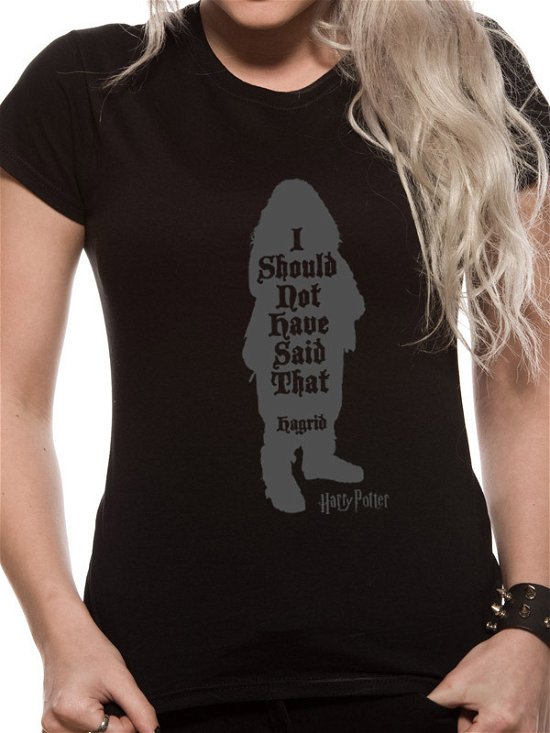 Cover for Cid · Harry Potter: Hagrid Should Not Fitted (T-Shirt Donna Tg. M) (N/A)