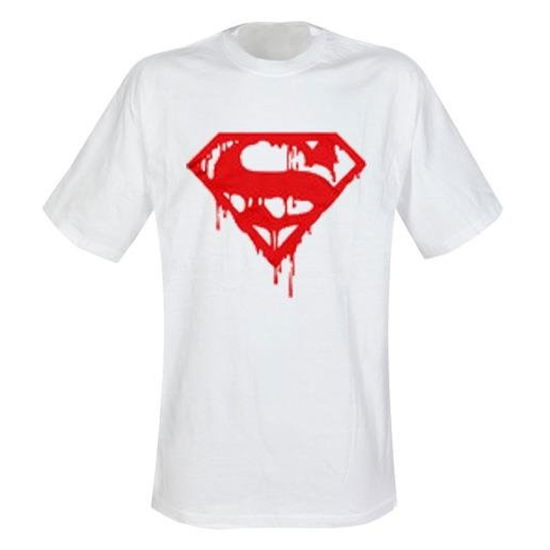 Cover for Superman · Dripping Logo (TØJ) [size L] (2013)
