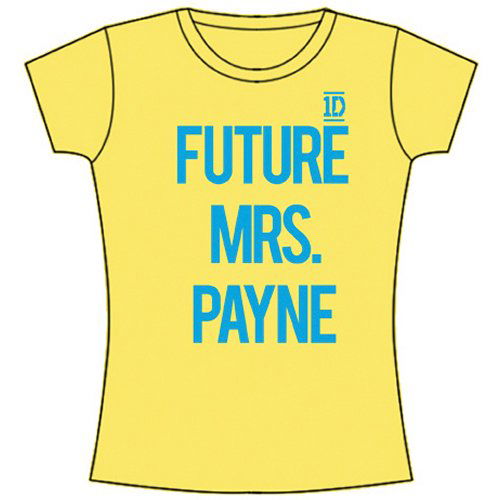 One Direction Ladies T-Shirt: Future Mrs Payne (Skinny Fit) - One Direction - Marchandise - ROFF - 5055295342859 - 13 mai 2013