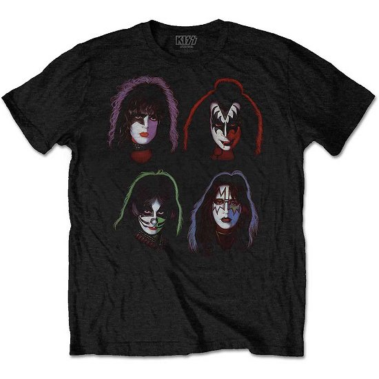 Cover for Kiss · KISS Unisex T-Shirt: Faces (T-shirt) [size S] [Black - Unisex edition]