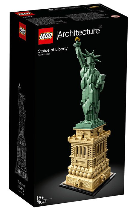 Cover for 1685 Tei LEGO® Architecture 21042 Freiheitsstatue · Architecture Freiheitsstatue (Leksaker) (2018)