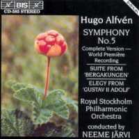 Symphony 5 - Alfven / Jarvi / Royal Stockholm Phil Orchestra - Musik - BIS - 7318590005859 - 4 januari 1994