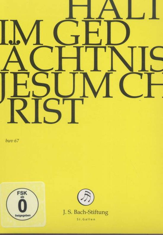 J.S. Bach-Stiftung / Lutz,Rudolf · Halt im Gedächtnis Jesum Christ (DVD) (2015)