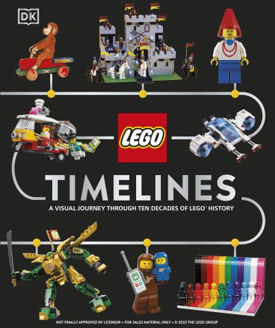 LEGO Timelines: A Visual Journey Through Ten Decades of LEGO History - Simon Hugo - Livros - Dorling Kindersley Ltd - 9780241667859 - 24 de outubro de 2024