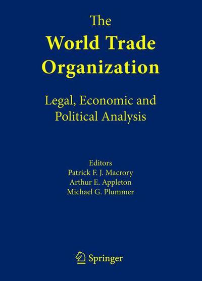 Cover for International Trade Law Center · The World Trade Organization: Legal, Economic and Political Analysis (Hardcover Book) [2005 edition] (2005)