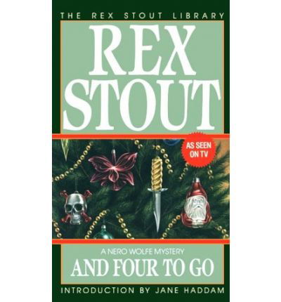 Cover for Rex Stout · And Four to Go - Nero Wolfe (Pocketbok) (1992)