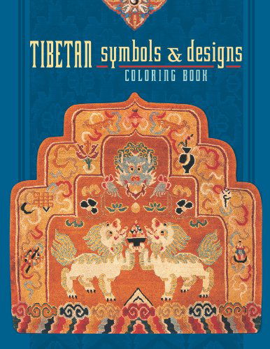 Tibetan Symbols and Designs Coloring Book - Pomegranate - Książki - Pomegranate - 9780764953859 - 1 maja 2010