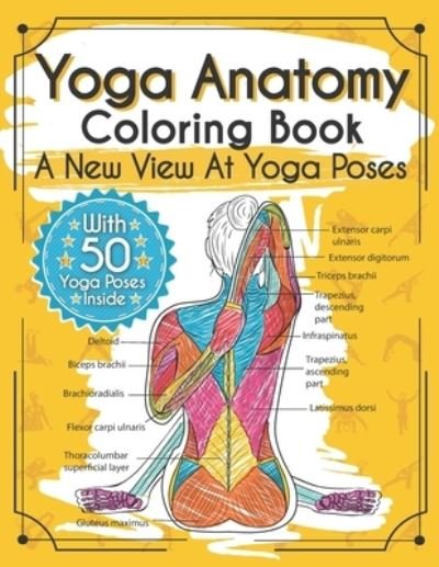 Cover for Elizabeth J Rochester · Yoga Anatomy Coloring Book (Paperback Bog) (2019)