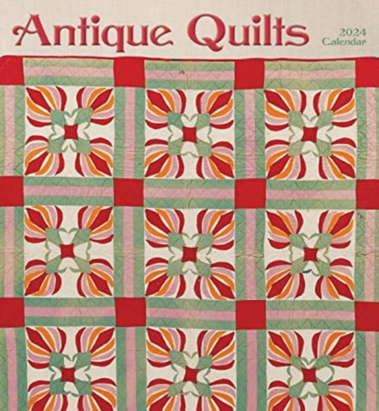 Antique Quilts 2024 Wall Calendar - Pomegranate - Książki - Pomegranate - 9781087507859 - 15 lipca 2023