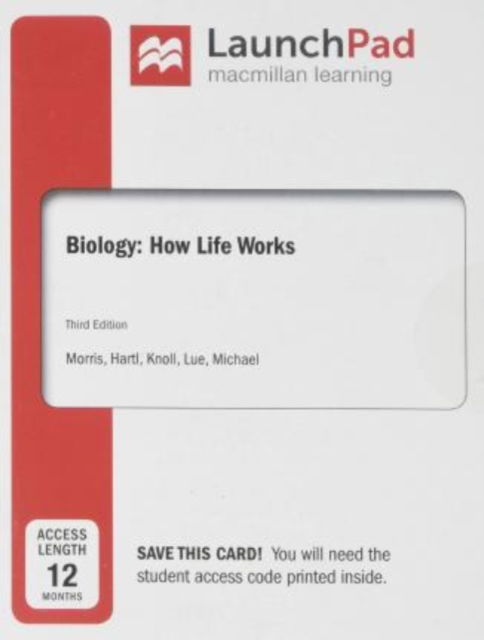 Cover for James Morris · LaunchPad for Biology: How Life Works (12 Month Access Card) (N/A) [3rd ed. 2019 edition] (2019)