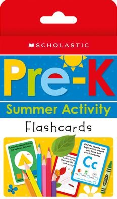 Cover for Scholastic · PreK Summer Activity Flashcards (Preparing for PreK): Scholastic Early Learners (Flashcards) - Scholastic Early Learners (Bok) (2021)
