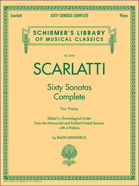 Cover for Domenico Scarlatti · Scarlatti: Sixty Sonatas in One Volume for Piano (Pocketbok) (2007)