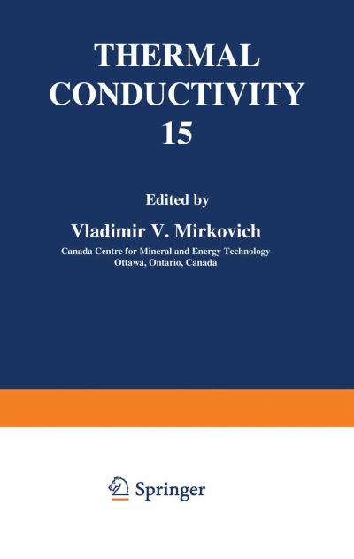 Cover for V V Mirkovich · Thermal Conductivity 15 (Paperback Book) [1978 edition] (2013)