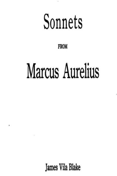 Cover for Marcus Aurelius · Sonnets From Marcus Aurelius (Paperback Bog) (2016)