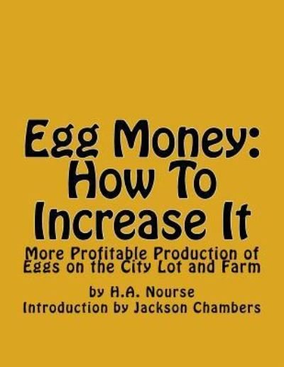 Cover for H a Nourse · Egg Money (Paperback Bog) (2016)