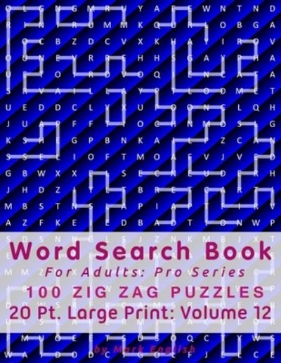 Cover for Mark English · Word Search Book For Adults (Paperback Book) (2019)