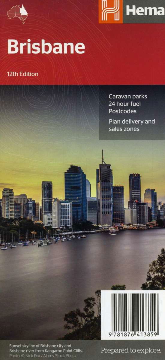 Cover for Hema Maps · Brisbane &amp; Region Handy Map (Kartor) (2017)