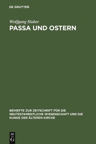 Cover for Huber · Passa und Ostern (Book) (1969)