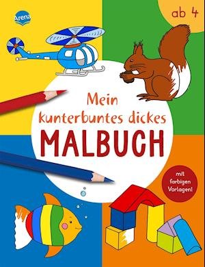 Cover for Birgitta Nicolas · Mein kunterbuntes dickes Malbuch (Paperback Book) (2022)