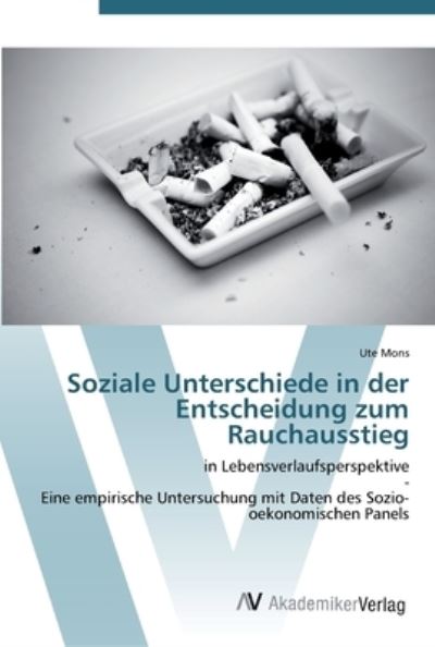 Cover for Mons · Soziale Unterschiede in der Entsch (Book) (2012)