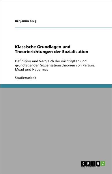 Cover for Klug · Klassische Grundlagen und Theorier (Book) [German edition] (2008)
