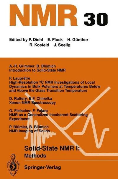 Cover for B Bl Mich · Solid-State NMR I Methods: Methods - NMR Basic Principles and Progress (Paperback Bog) [Softcover reprint of the original 1st ed. 1994 edition] (2011)