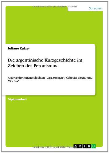 Cover for Katzer · Die argentinische Kurzgeschichte (Book) [German edition] (2014)