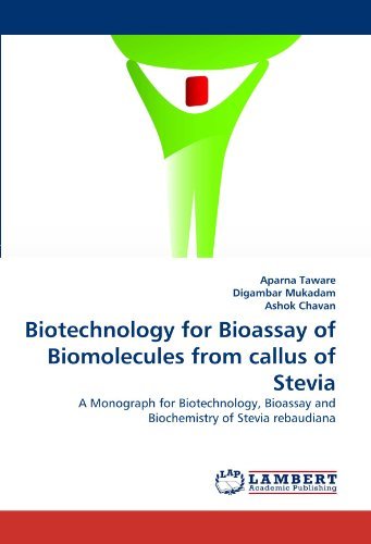 Cover for Ashok Chavan · Biotechnology for Bioassay of Biomolecules from Callus of Stevia: a Monograph for Biotechnology, Bioassay and Biochemistry of Stevia Rebaudiana (Taschenbuch) (2010)