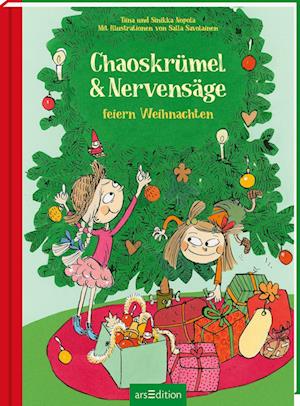 Cover for Tiina Nopola · Chaoskrümel &amp; Nervensäge feiern Weihnachten (Chaoskrümel &amp; Nervensäge 4) (Book) (2024)