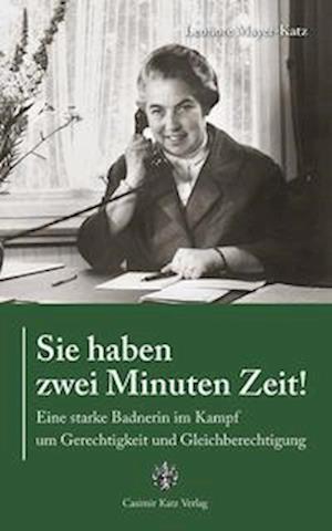 Cover for Leonore Mayer-Katz · Sie haben zwei Minuten Zeit! (Paperback Book) (2021)