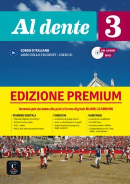 Cover for Al dente 3 Premium Libro dello studente + esercizi. B1 (Paperback Book) (2019)