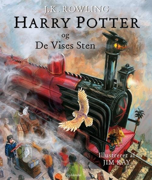 Cover for J. K. Rowling · Harry Potter Illustreret: Harry Potter Illustreret 1 - Harry Potter og De Vises Sten (Gebundesens Buch) [7. Ausgabe] (2015)