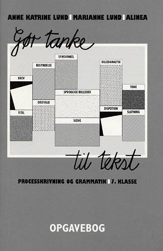 Cover for Anne Katrine Lund · Gør tanke til tekst - processkrivning og grammatik (Hæftet bog) [1. udgave] (1998)