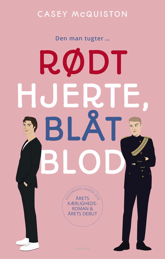 Cover for Casey McQuiston · Rødt hjerte, blåt blod (Heftet bok) [1. utgave] (2020)