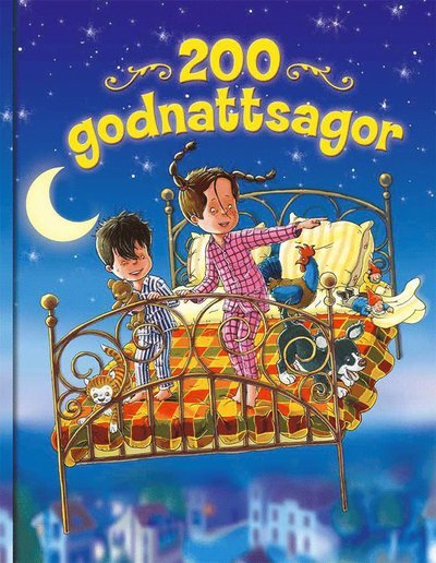 Cover for Marie Helleday Ekwurtzel · 200 godnattsagor (Inbunden Bok) (2020)