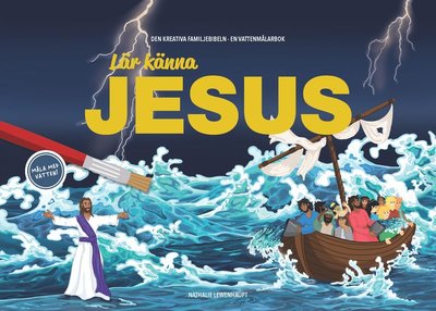 Cover for Nathalie Lewenhaupt · Lär känna Jesus - målarbok (Book) (2025)