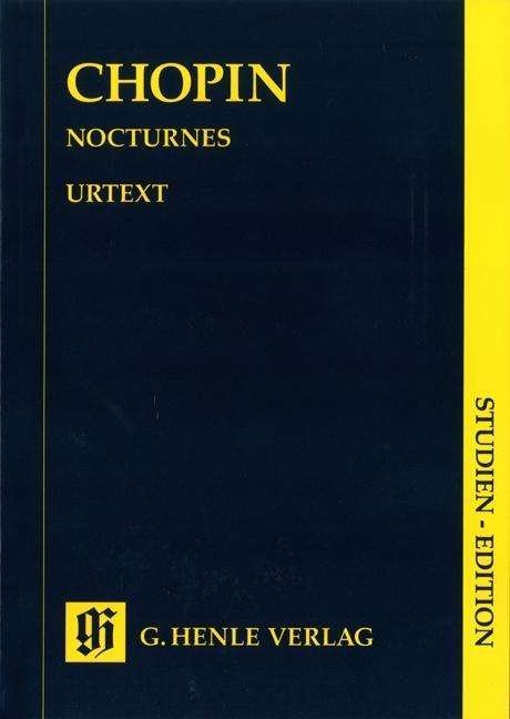Nocturnes,Kl.Stud.HN9185 - Chopin - Bøger -  - 9790201891859 - 