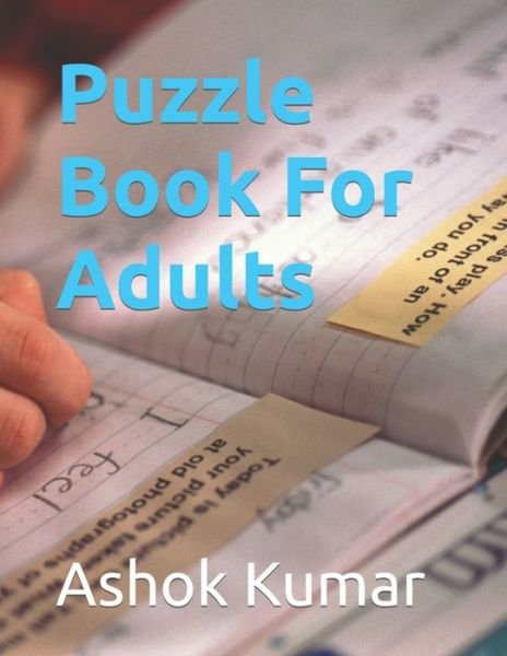 Cover for Ashok Kumar · Puzzle Book For Adults (Paperback Bog) (2022)