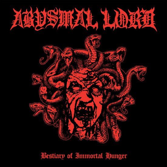 Cover for Abysmal Lord · Bestiary Of Immortal Hunger (Red Vinyl) (LP) (2023)