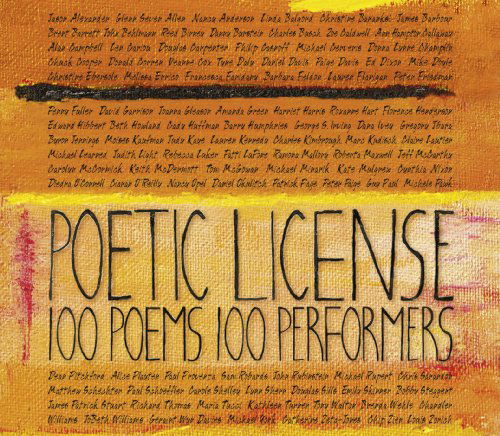 Cover for Poetic License: 100 Poems 100 (CD) (2013)