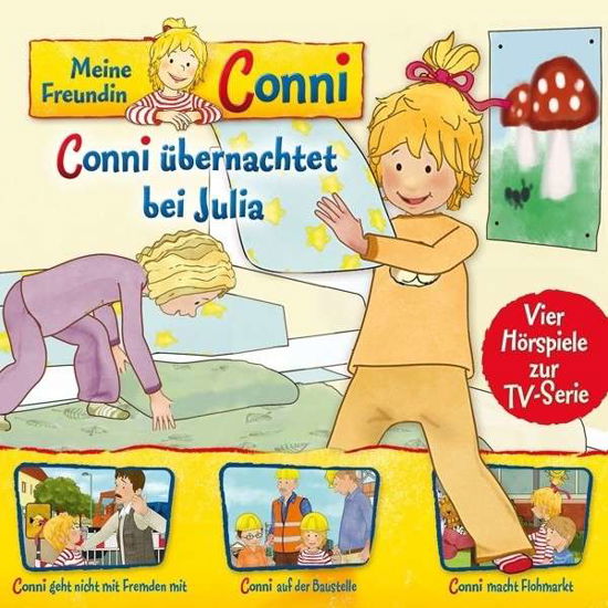 Cover for Meine Freundin Conni (Tv-hörspiel) · 08: Conni Übernachtet / Fremden / Baustelle / Flohmarkt (CD) (2015)